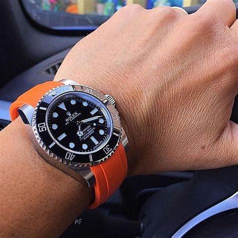 apple watch strap rubber rolex|Rolex submariner on rubber strap.